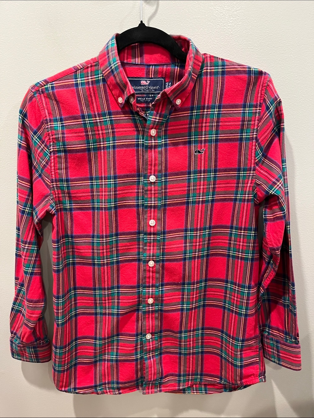Vineyard Vines Red Plaid Button Down Shirt